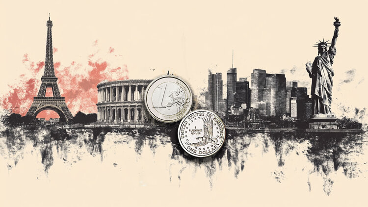 欧元/美元：在欧洲央行暂停和美国通胀降温的情况下，汇率下滑